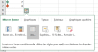 Menu d'analyse rapide