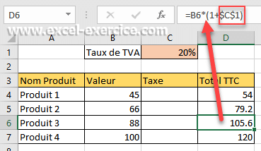Incontable Responder pedestal Calcul de la TVA (HT ou TTC) dans Excel - Nombreux exemples concrets