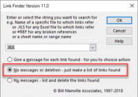Find Links Just make a list of links