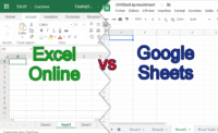 Excel en línea frente a Google Sheets