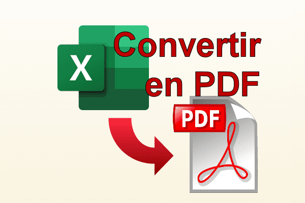 Convertir un document xlsx en pdf directement depuis Excel