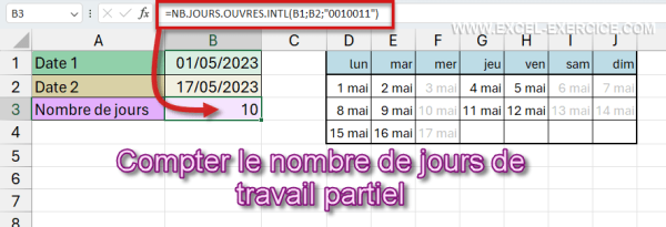 Aantal dagen tussen twee datums met Excel
