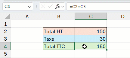 Changer la valeur du Total HT Changer la valeur du Total HT