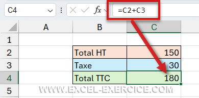 Formule pour calculer le prix TTC Formule pour calculer le prix TTC