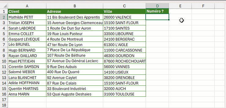 Forcer le remplissage instantané Forcer le remplissage instantané