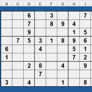 Animation Sudoku