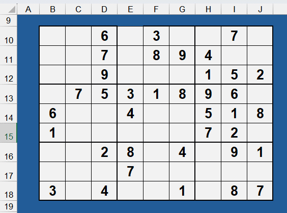 Animation Sudoku
