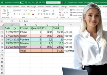 Apprenez les astuces essentielles quand vous commencez à travailler avec Excel.
Ne passez pas à coté des techniques qui vont vous faire gagner des heures dans la construction de vos tableaux. Cette formation est GRATUITE !