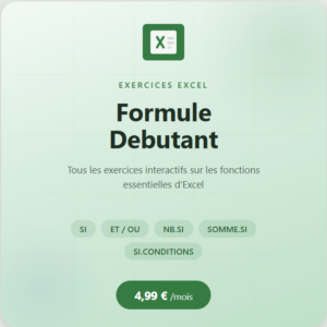 Formule exercices débutant